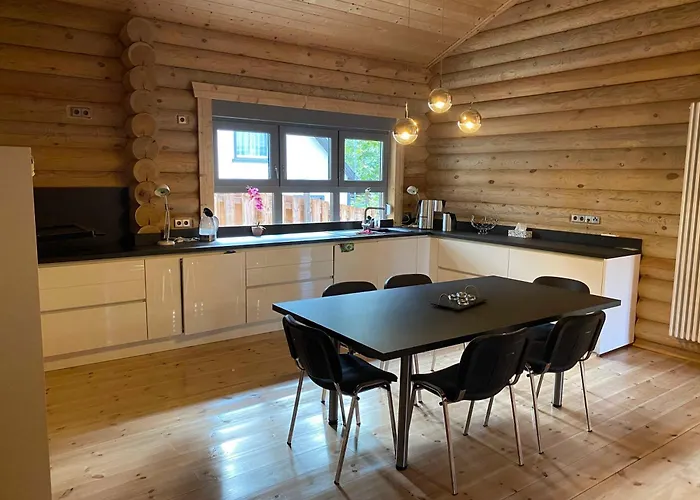 Blockhausvermietung Himmelpfort شقة